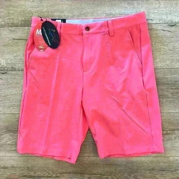 GREG NORMAN Stretch Men’s Shorts Size 32W New w/ Tags - Picture 1 of 7